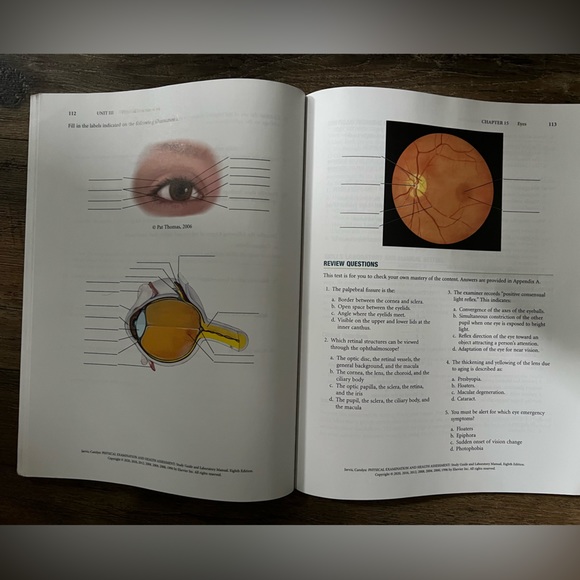 Jarvis Physical Exam & Health Assessment- Study guide and lab manual. NCLEX prep - Picture 2 of 3